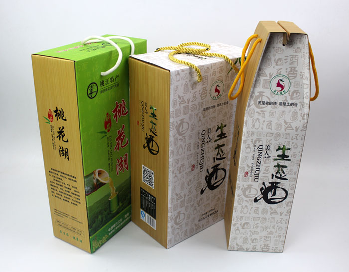 個(gè)性禮盒包裝讓“竹筒酒”身價(jià)倍增，長(zhǎng)沙包裝印刷廠再為桃江特產(chǎn)定制包裝