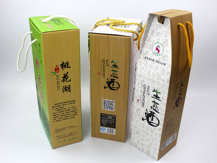 個性禮盒包裝讓“竹筒酒”身價倍增，長沙包裝印刷廠再為桃江特產(chǎn)定制包裝