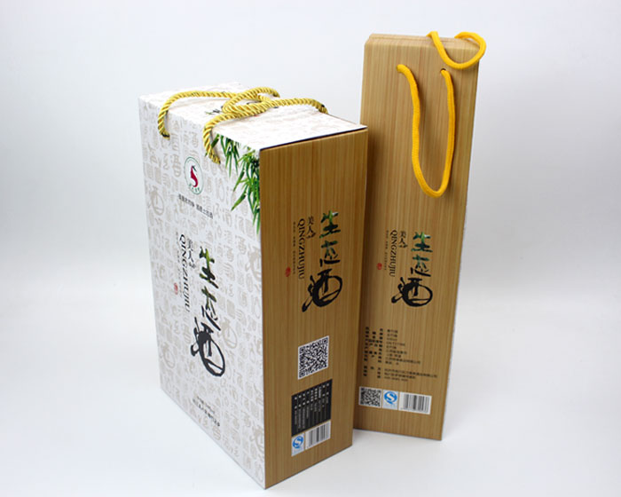 個性禮盒包裝讓“竹筒酒”身價倍增，長沙包裝印刷廠再為桃江特產(chǎn)定制包裝