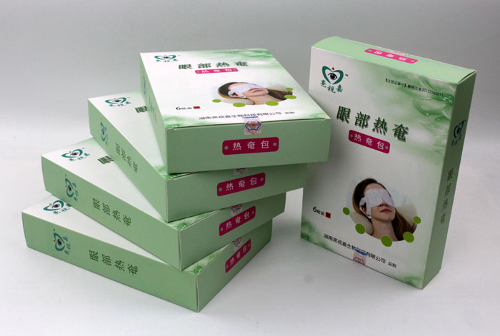 哪里可以做禮盒包裝？護(hù)眼神器亮視嘉護(hù)眼貼禮盒包裝+手提袋套裝出自長沙印刷廠